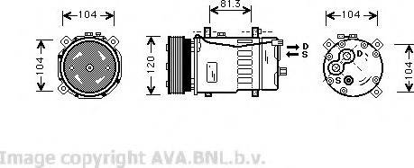 Prasco VWK049 - Compresseur, climatisation cwaw.fr