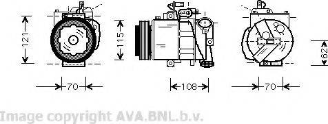 Prasco VWK064 - Compresseur, climatisation cwaw.fr