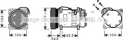 Prasco VWK281 - Compresseur, climatisation cwaw.fr