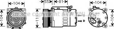 Prasco VWK270 - Compresseur, climatisation cwaw.fr