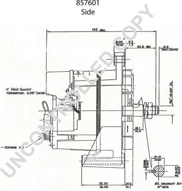 Prestolite Electric 857601Z - Alternateur cwaw.fr