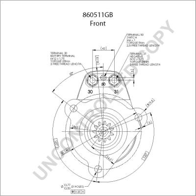 Prestolite Electric 860511GB - Démarreur cwaw.fr