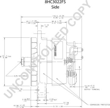 Prestolite Electric 8HC3022FS - Alternateur cwaw.fr