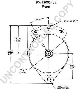 Prestolite Electric 8MH3005FSS - Alternateur cwaw.fr