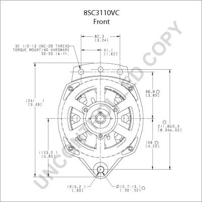 Prestolite Electric 8SC3110VC - Alternateur cwaw.fr