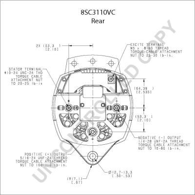 Prestolite Electric 8SC3110VC - Alternateur cwaw.fr