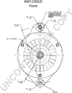 Prestolite Electric A0012360JC - Alternateur cwaw.fr