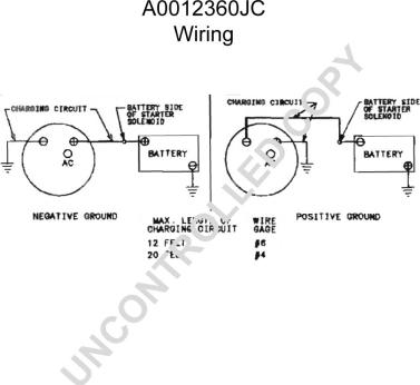 Prestolite Electric A0012360JC - Alternateur cwaw.fr