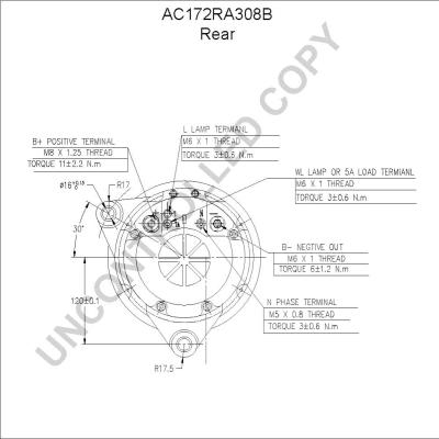 Prestolite Electric AC172RA308B - Alternateur cwaw.fr