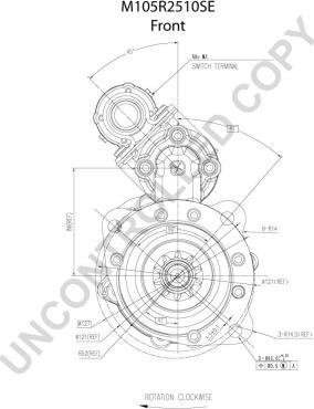 Prestolite Electric M105R2510SE - Démarreur cwaw.fr