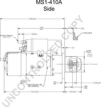 Prestolite Electric MS1-410A - Démarreur cwaw.fr