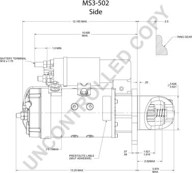 Prestolite Electric MS3-502 - Démarreur cwaw.fr