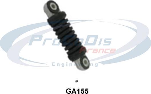 Procodis France GA155 - Tendeur de courroie, courroie trapézoïdale à nervures cwaw.fr