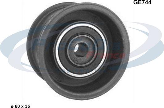 Procodis France GE744 - Poulie renvoi / transmission, courroie de distribution cwaw.fr