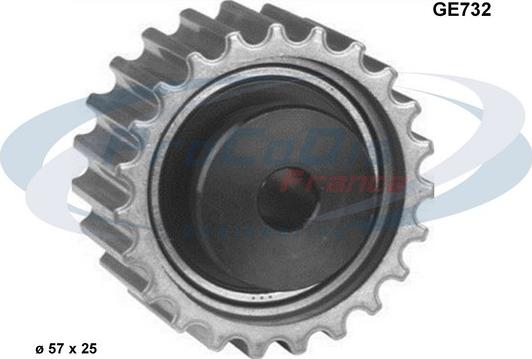 Procodis France GE732 - Poulie renvoi / transmission, courroie de distribution cwaw.fr