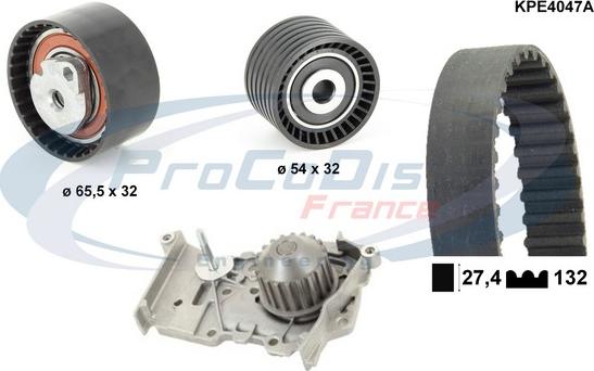 Procodis France KPE4047A - Pompe à eau + kit de courroie de distribution cwaw.fr