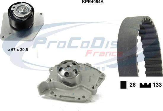 Procodis France KPE4054A - Pompe à eau + kit de courroie de distribution cwaw.fr