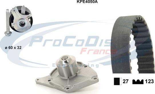 Procodis France KPE4050A - Pompe à eau + kit de courroie de distribution cwaw.fr