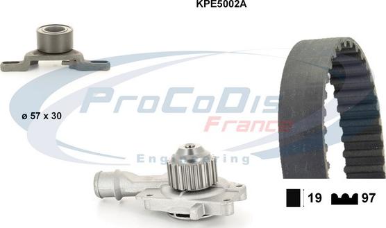 Procodis France KPE5002A - Pompe à eau + kit de courroie de distribution cwaw.fr