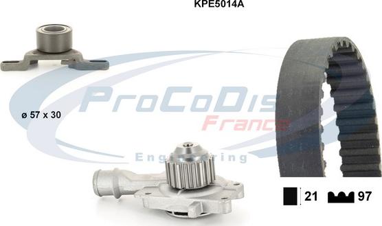 Procodis France KPE5014A - Pompe à eau + kit de courroie de distribution cwaw.fr