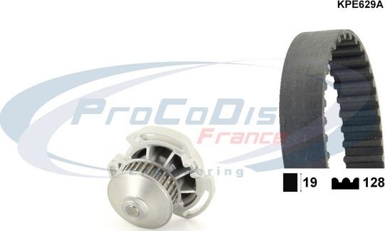 Procodis France KPE629A - Pompe à eau + kit de courroie de distribution cwaw.fr