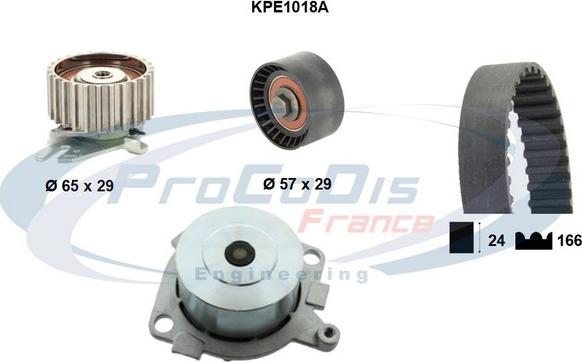 Procodis France KPE1018A - Pompe à eau + kit de courroie de distribution cwaw.fr