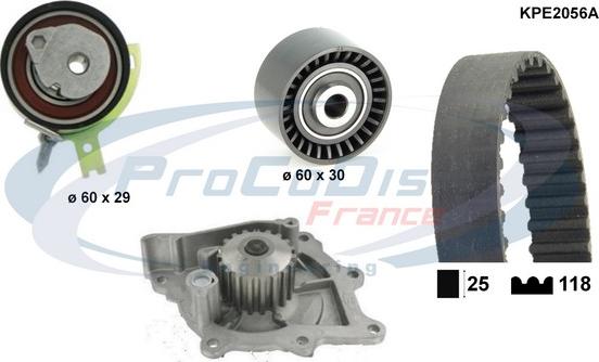 Procodis France KPE2056A - Pompe à eau + kit de courroie de distribution cwaw.fr