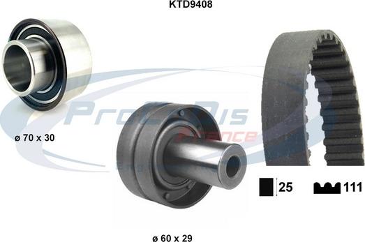 Procodis France KTD9408 - Kit de distribution cwaw.fr