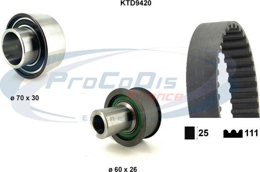 Procodis France KTD9420 - Kit de distribution cwaw.fr