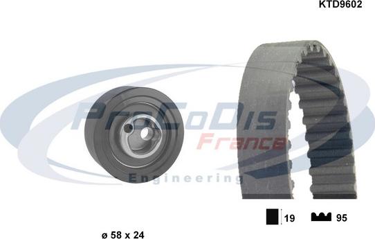 Procodis France KTD9602 - Kit de distribution cwaw.fr