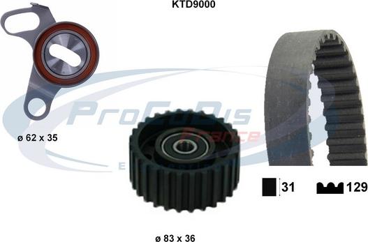 Procodis France KTD9000 - Kit de distribution cwaw.fr