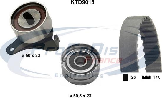 Procodis France KTD9018 - Kit de distribution cwaw.fr