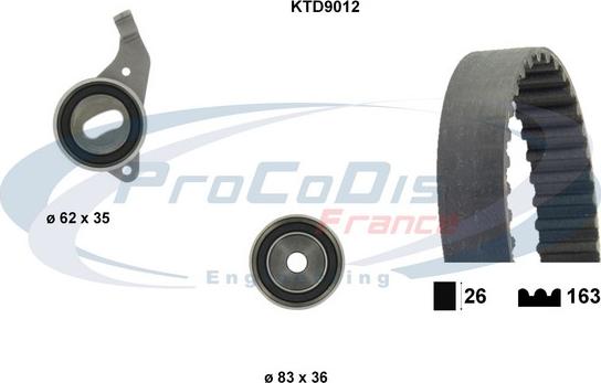 Procodis France KTD9012 - Kit de distribution cwaw.fr