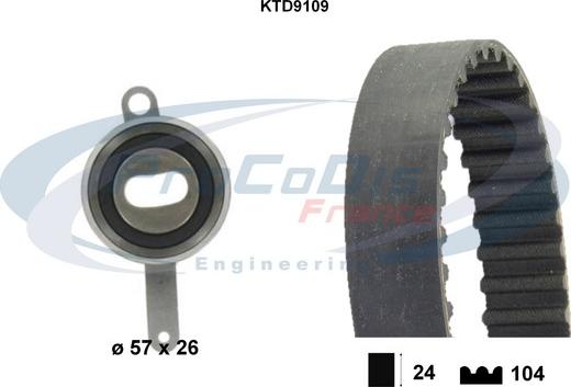 Procodis France KTD9109 - Kit de distribution cwaw.fr