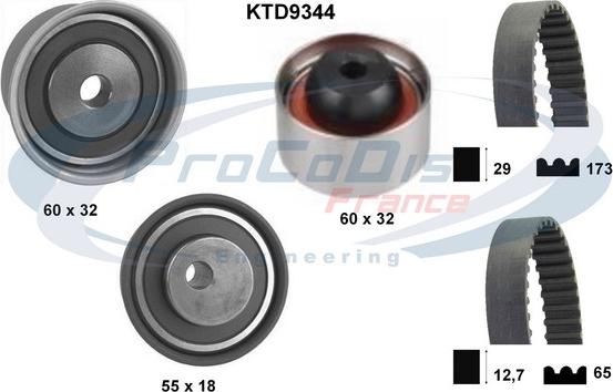 Procodis France KTD9344 - Kit de distribution cwaw.fr