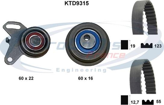 Procodis France KTD9315 - Kit de distribution cwaw.fr