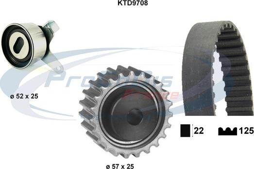 Procodis France KTD9708 - Kit de distribution cwaw.fr