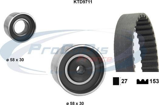 Procodis France KTD9711 - Kit de distribution cwaw.fr