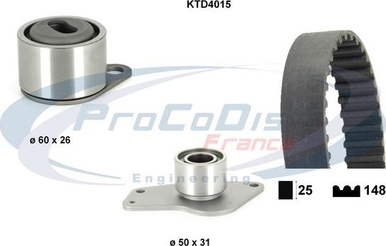 Procodis France KTD4015 - Kit de distribution cwaw.fr