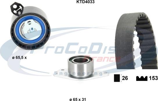 Procodis France KTD4033 - Kit de distribution cwaw.fr