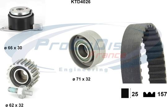 Procodis France KTD4026 - Kit de distribution cwaw.fr