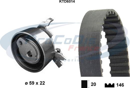 Procodis France KTD6014 - Kit de distribution cwaw.fr