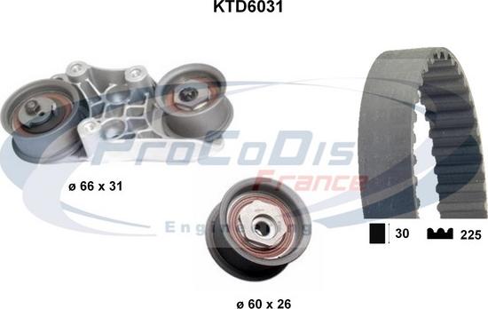 Procodis France KTD6031 - Kit de distribution cwaw.fr