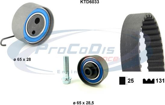 Procodis France KTD6033 - Kit de distribution cwaw.fr