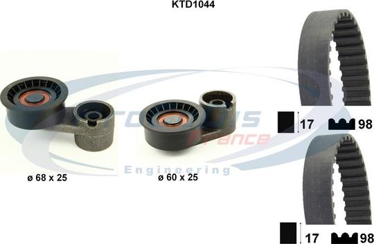 Procodis France KTD1044 - Kit de distribution cwaw.fr