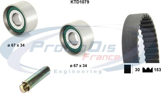 Procodis France KTD1079 - Kit de distribution cwaw.fr