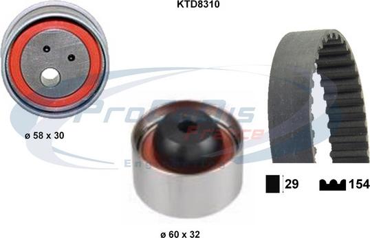 Procodis France KTD8310 - Kit de distribution cwaw.fr