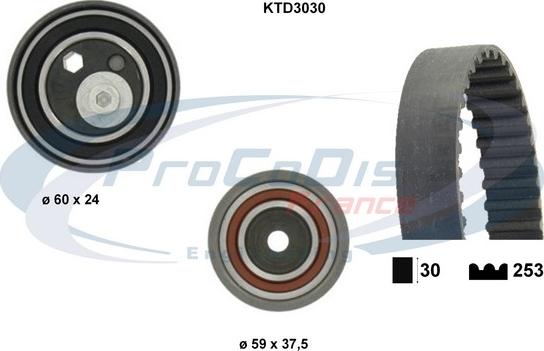 Procodis France KTD3030 - Kit de distribution cwaw.fr