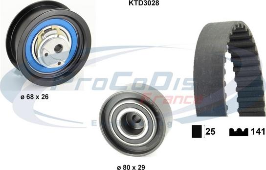 Procodis France KTD3028 - Kit de distribution cwaw.fr