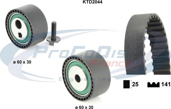 Procodis France KTD2044 - Kit de distribution cwaw.fr